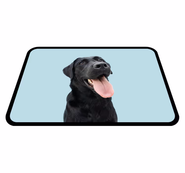 Nasmejan pes luštna živalska preproga - TenStickers