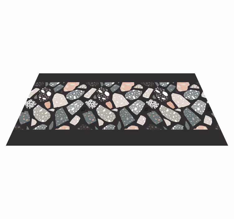 Colorful stone arrangement vinilna preproga - TenStickers