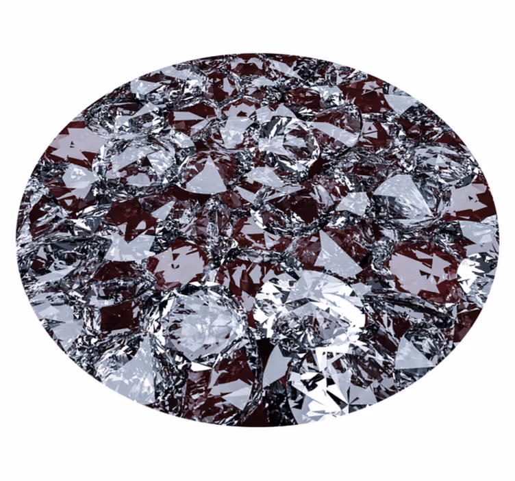 Kristalni dragi kamen vinilna preproga - TenStickers