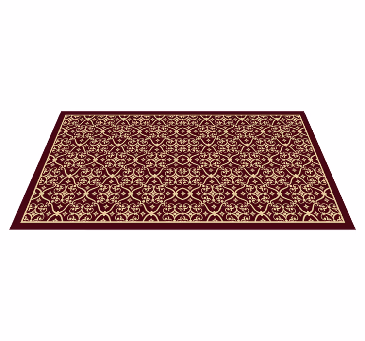Elegant vintage pattern vinilna preproga - TenStickers