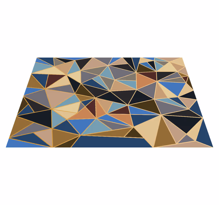 Motiv trikotnika Vinilne preproge z geometrijskimi vzorci - TenStickers