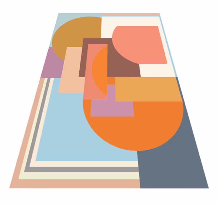 Striking forms vinilne preproge z geometrijskimi vzorci - TenStickers