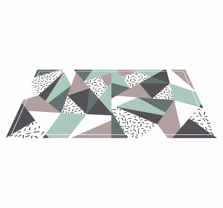 Nordijski teksturirani trikotniki geometrijske preproge - TenStickers