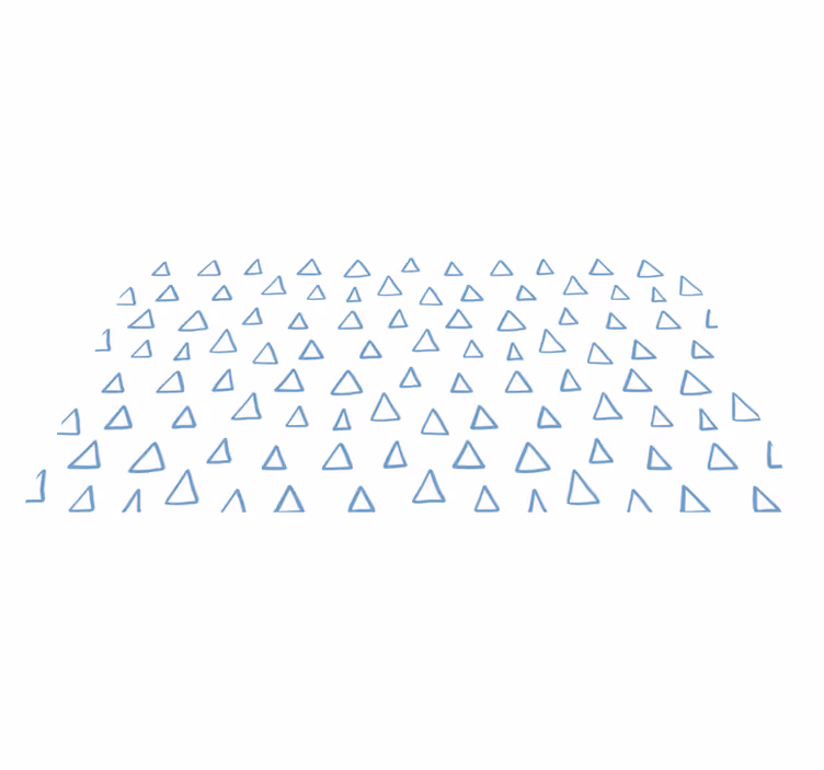 Triangle patterned design vinilne preproge - TenStickers