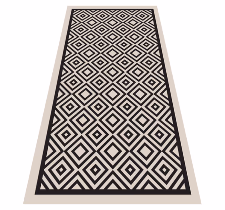 Diamond pattern play vinilne preproge z vzorci - TenStickers