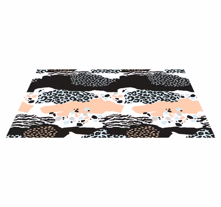 Eleganten leopardji vzorec vinilni tepih s potiskom živali - TenStickers