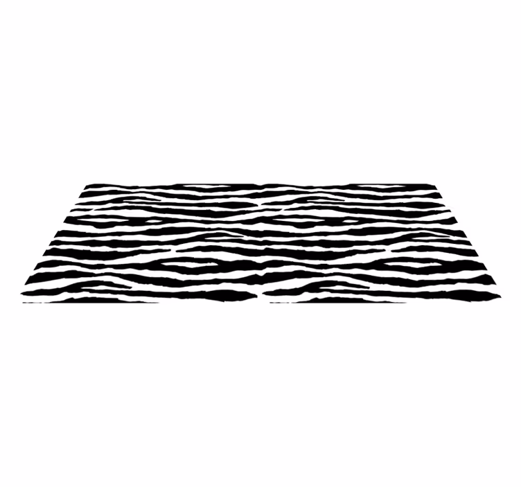 Vinil preproga zebra stripes z živalskim potiskom - TenStickers