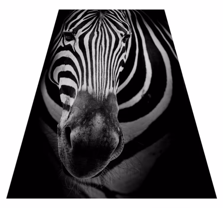 Vzorec zebrastih črt Tepih z živalskim potiskom - TenStickers