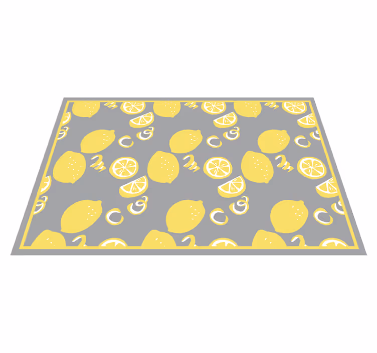 Motiv citrusov Vinilna preproga za kuhinjo - TenStickers