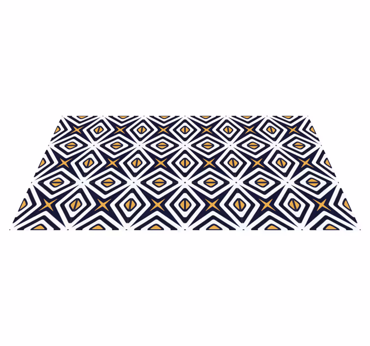 Diamond shape pattern vinilne preproge z vzorci - TenStickers