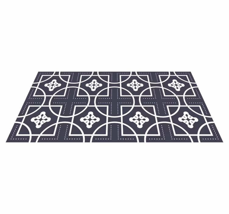 Igra oblik Vinilne preproge z geometrijskimi vzorci - TenStickers