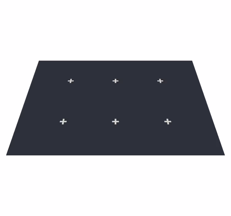 Temen geometrijski vzorec minimalistična vinilna preproga - TenStickers