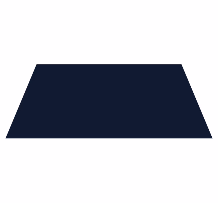Temno mornarsko modra minimalistična vinilna preproga - TenStickers