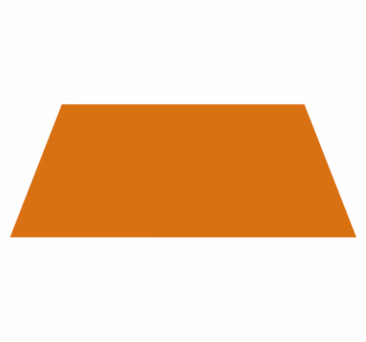 Moderna preproga oranžni pravokotnik - TenStickers