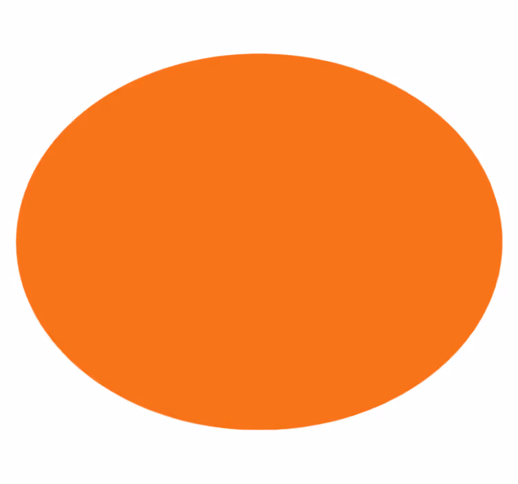 Moderna preproga v oranžni barvi - TenStickers