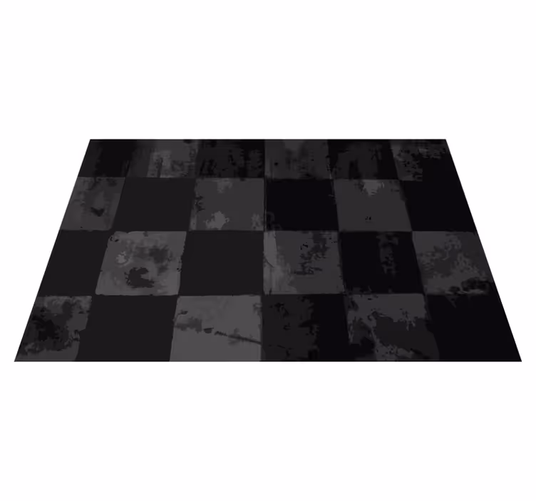 Checkered layout vinilna talna obloga v imitaciji ploščic - TenStickers