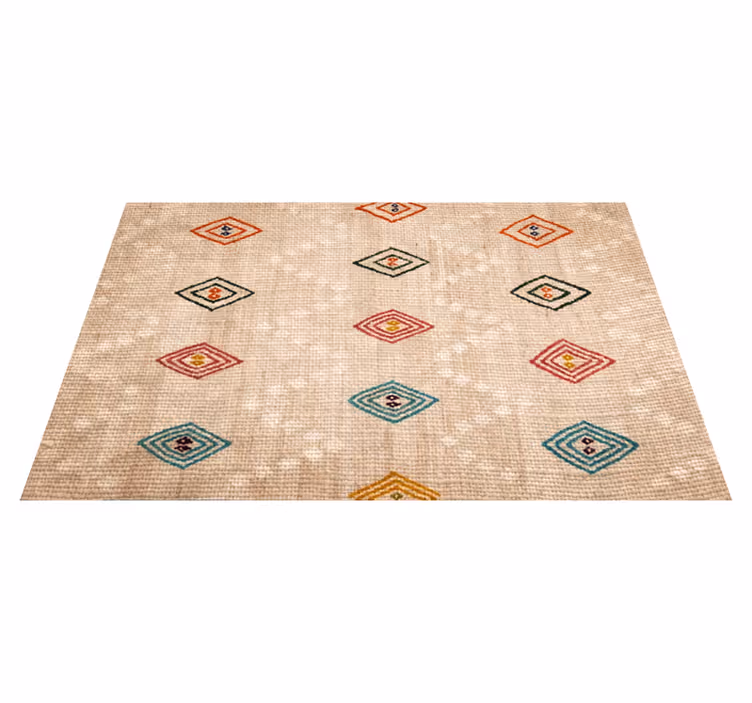 Vibrant diamond motif vinilna talna obloga ploščice - TenStickers