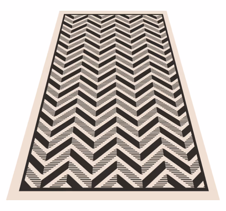 Classic chevron motif vinilne preproge - TenStickers