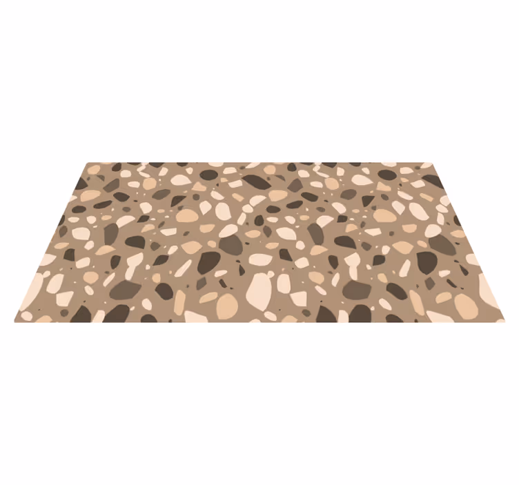 Abstract pebble vinilna preproga s kamnitim vzorcem - TenStickers