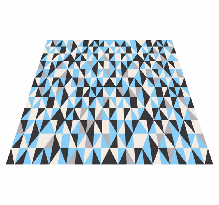 Triangular motif vinilne preproge z geometrijskimi vzorci - TenStickers