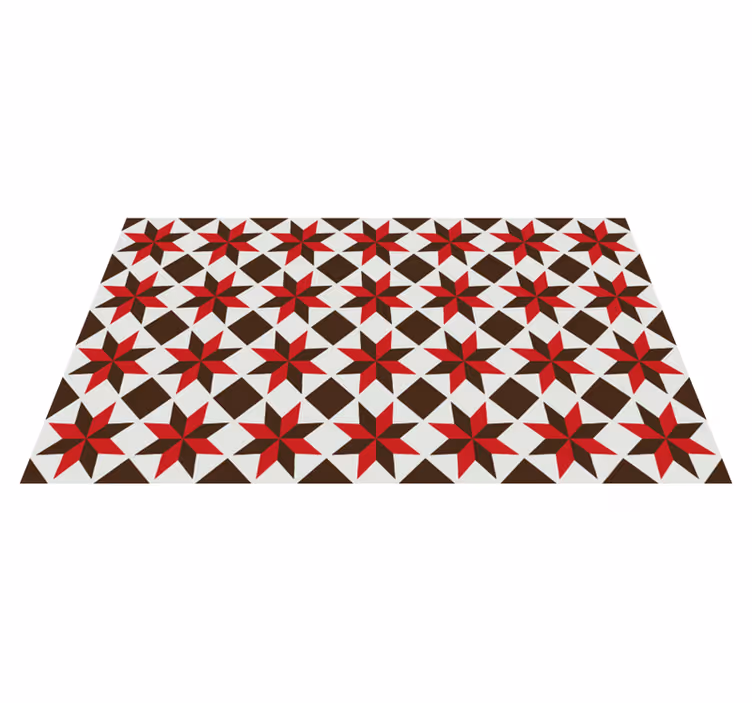 Star pattern mosaic vinilna mozaik preproga - TenStickers