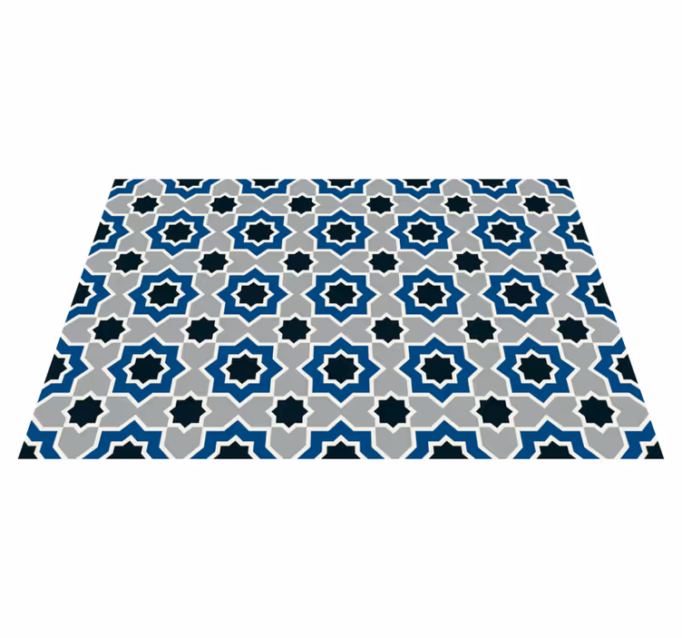 Islamski geometrijski vzorec Vinilna preproga za kuhinjo - TenStickers