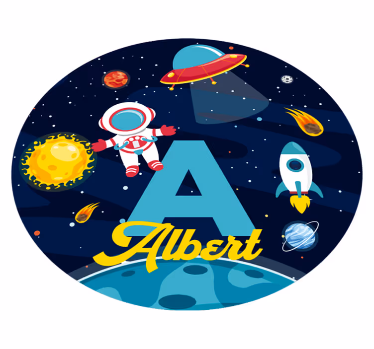 Ime po meri v prostoru Vinilne preproge v drugih vzorcih - TenStickers