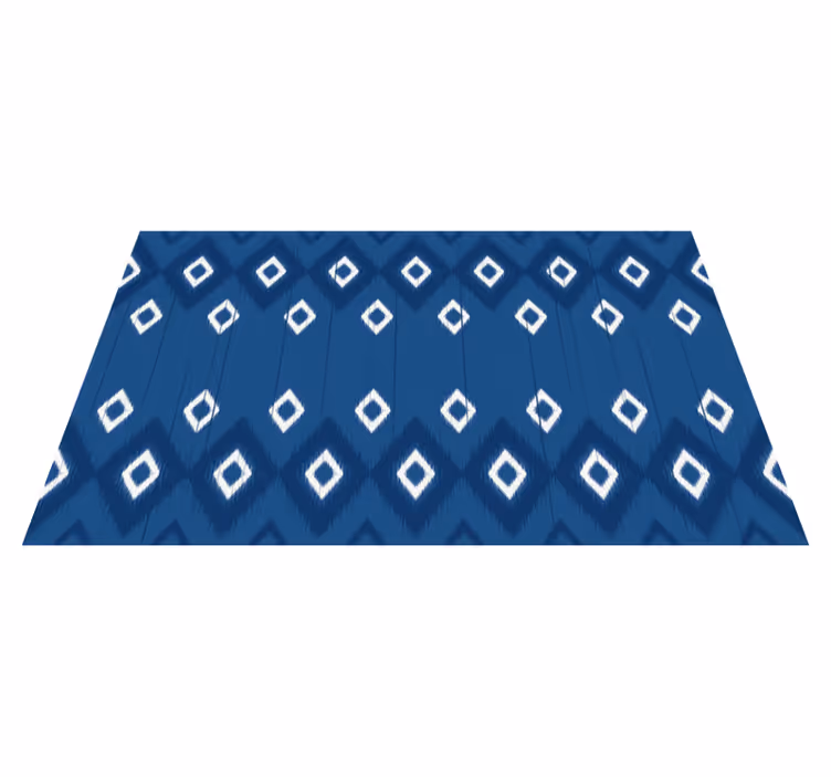 Navy blue diamonds vinilne preproge z vzorci - TenStickers
