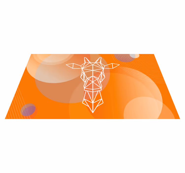 Abstraktni geometrijski vzorci sodobne vinilne preproge - TenStickers