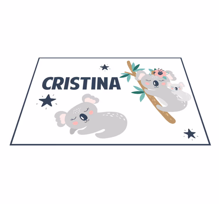 Dve koali prilagojene preproge - TenStickers
