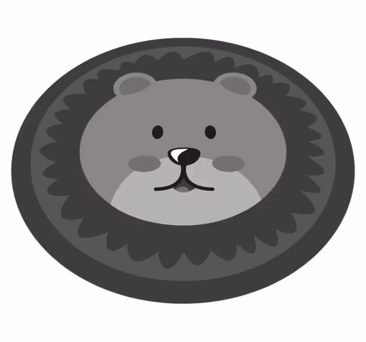 Nordic grey lyon otroška igralna podloga - TenStickers
