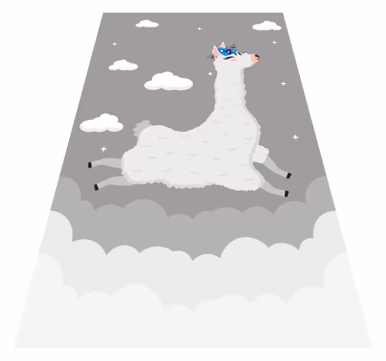 živahna lamina fantazija Otroške vinilna preproga - TenStickers