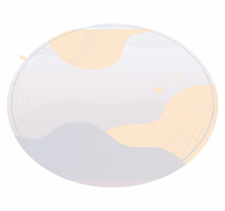 Nežni valovni motivi minimalistična vinilna preproga - TenStickers