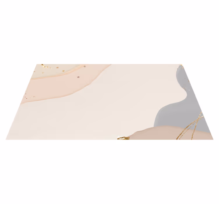 Abstraktni mehki valovi minimalistična vinilna preproga - TenStickers