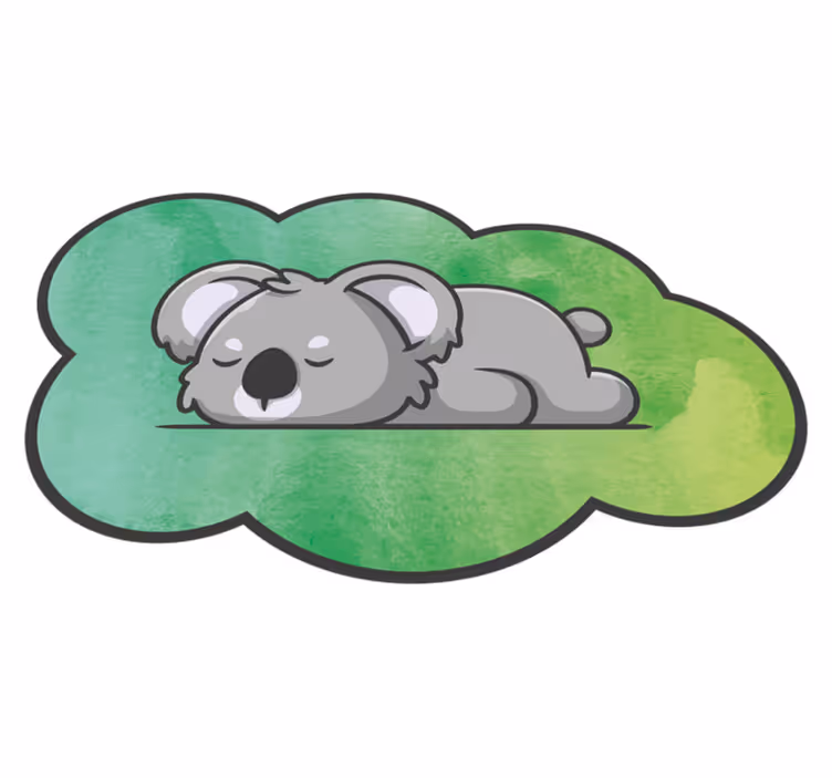 Speča koala Vinilna preproga za dojenčke - TenStickers