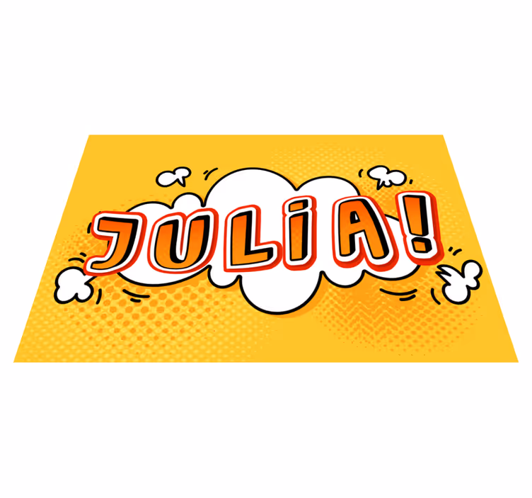 Superherojski strip učinek personalizirana mat - TenStickers