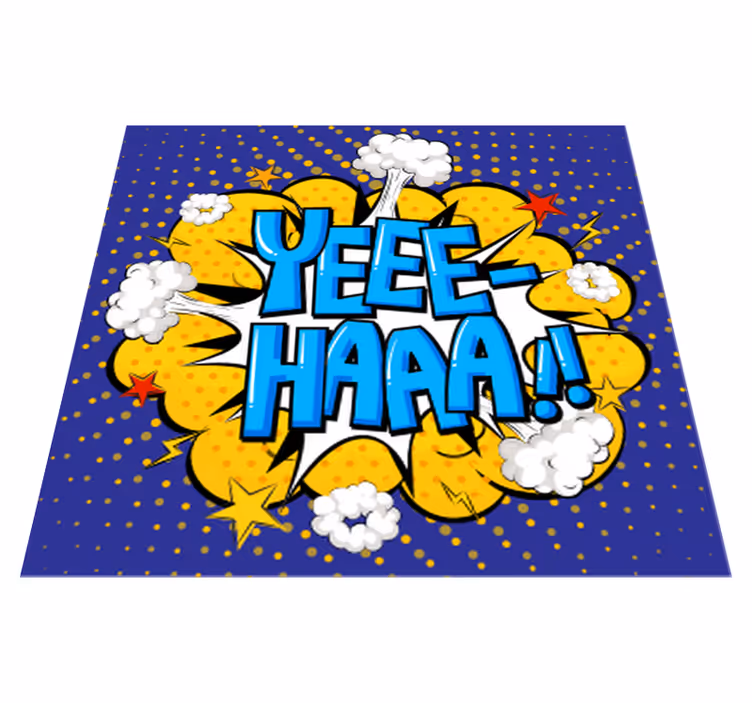 Komični akcijski izbruh Vinilna preproga za najstnike - TenStickers