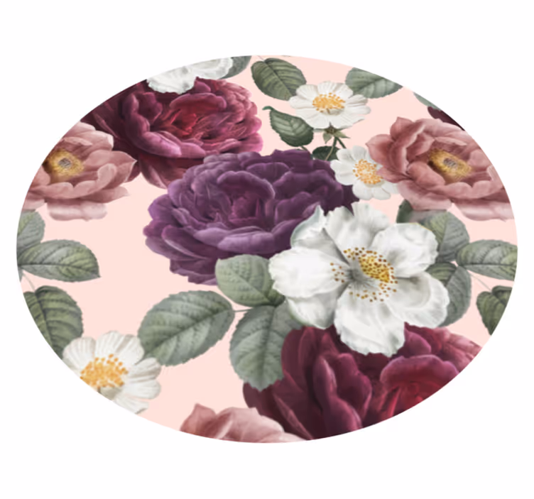 Elegant blossom arrangement cvetlična vinilna preproga - TenStickers