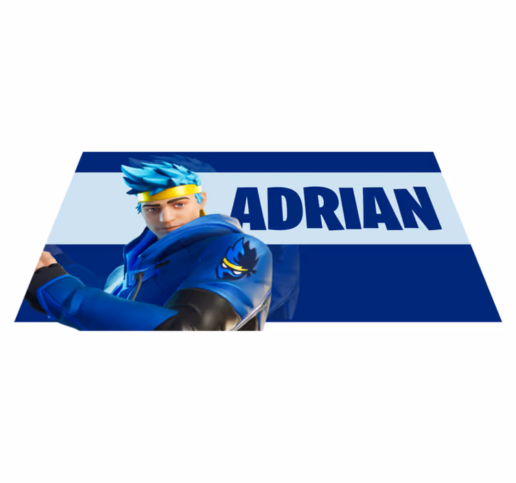 Personalizacija igralnih likov Vinilna preproga z imeni - TenStickers