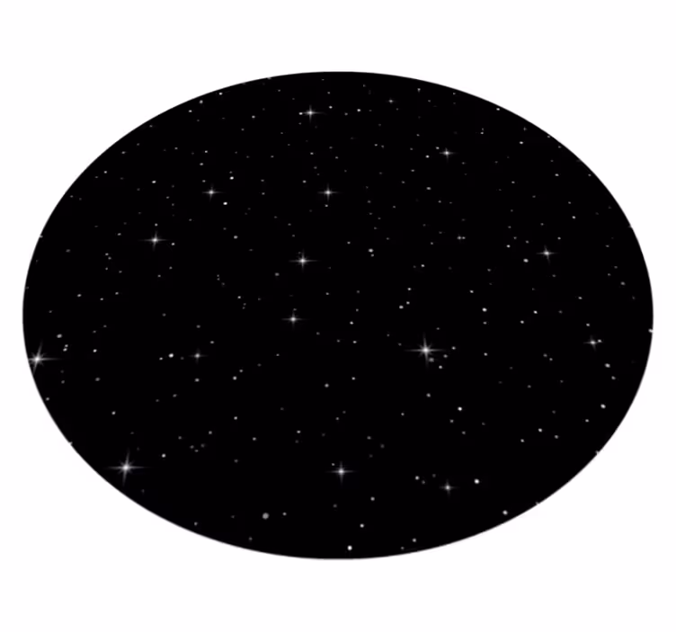 Zvezdna nočna vizija vinilna preproga s zvezdami - TenStickers
