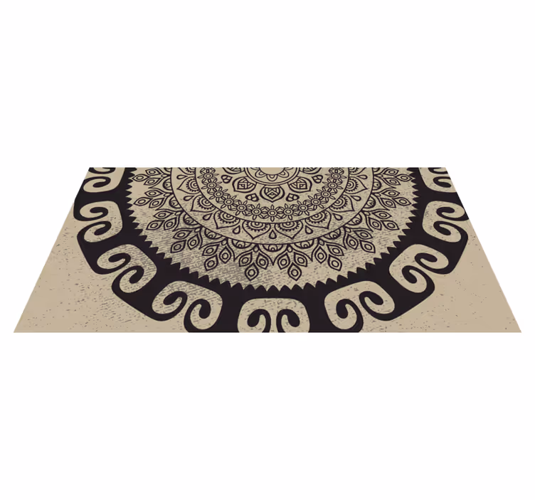 Prefinjen motiv Vinilna preproga mandala - TenStickers