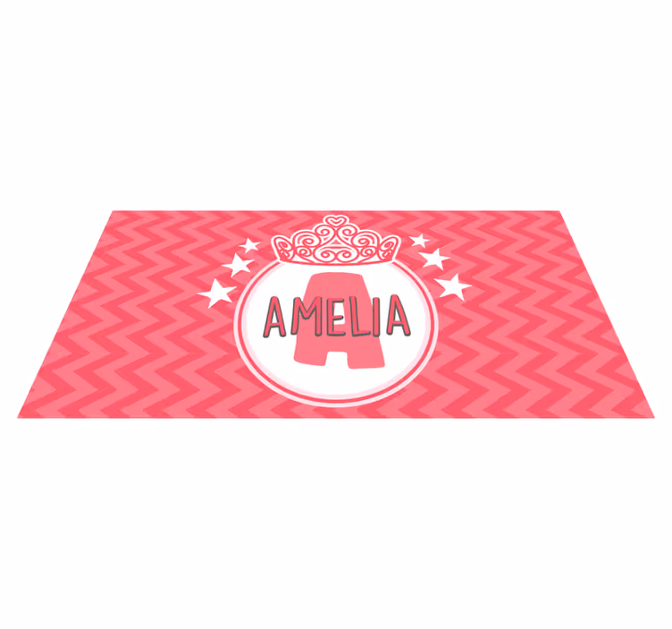 Emblem imena princese Vinilne preproge v drugih vzorcih - TenStickers
