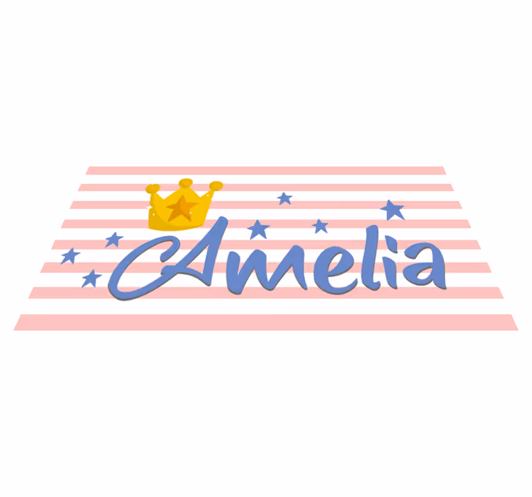Custom crown and stars vinilne preproge drugih vzorcev - TenStickers