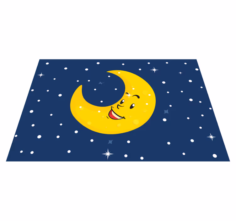 Zlata zvezda design vinil preproga - TenStickers