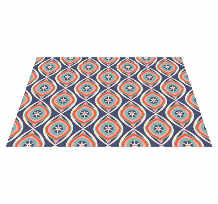 Colorful pattern medallion vinilne preproge - TenStickers