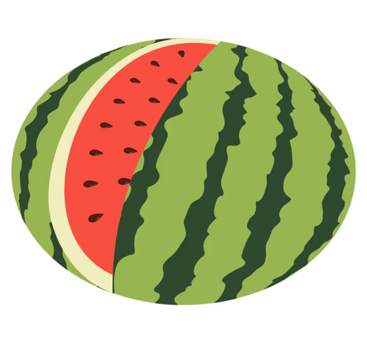 Rezina lubenice kuhinjske talne ploščice - TenStickers