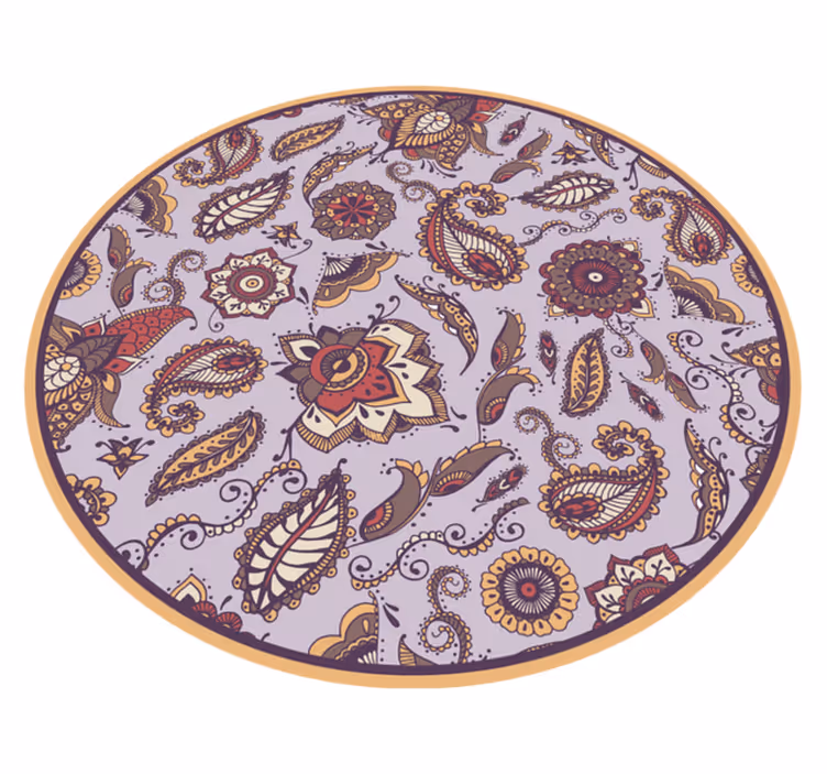 Orientalska boho bandana vzorčna talna preproga - TenStickers