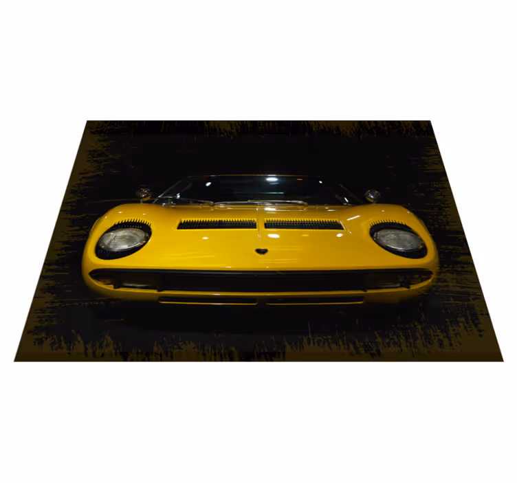 Vintage preproga lamborghini miura - TenStickers