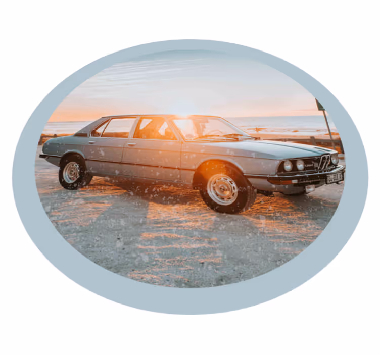 Bmw 3. 0 vinil preproga - TenStickers