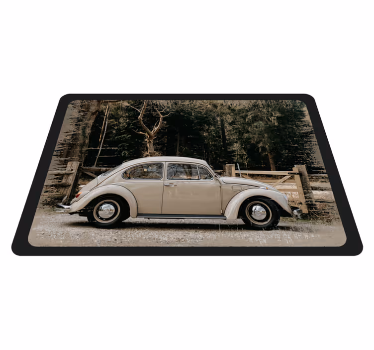 Vintažna preproga vw hrošč - TenStickers